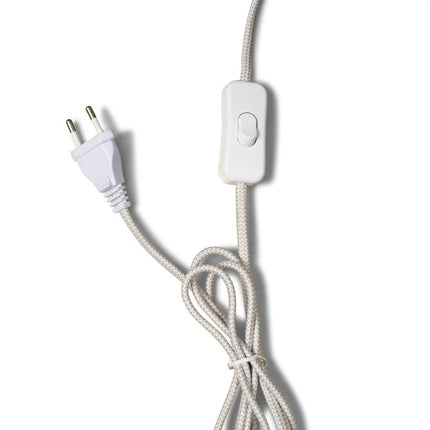 Tischlampe aus weißem und goldenem Marmor „Toulouse“