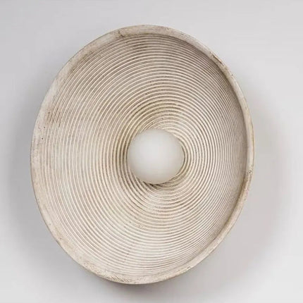 Aplique de pared artístico circular