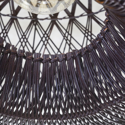 Suspension Arizona Bambou Bordeaux 70 cm