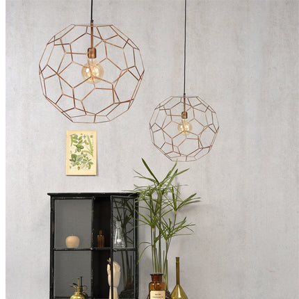 Lámpara colgante Marrakech de alambre de cobre – Ø55 cm
