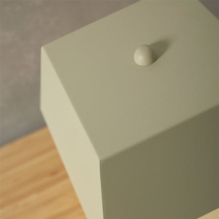 Lámpara de mesa verde suave Perth Square