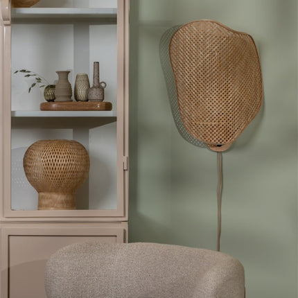 Barbados Tischlampe aus natürlichem Bambus, 25 cm