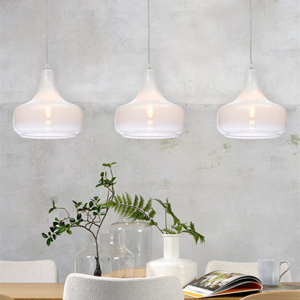 Lámpara colgante Reykjavik White Gradient L