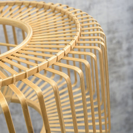 Bromo Runde Deckenleuchte Natur Bambus 40 cm