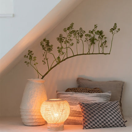 Barbados Tischlampe aus natürlichem Bambus, 25 cm