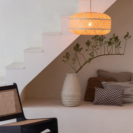 Langkawi Round Natural Bamboo Pendant Lamp 50 cm