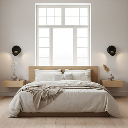 Robuste, um 350 Grad drehbare Wandleuchte