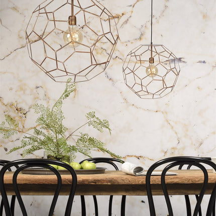 Lámpara colgante Marrakech de alambre de cobre – Ø55 cm