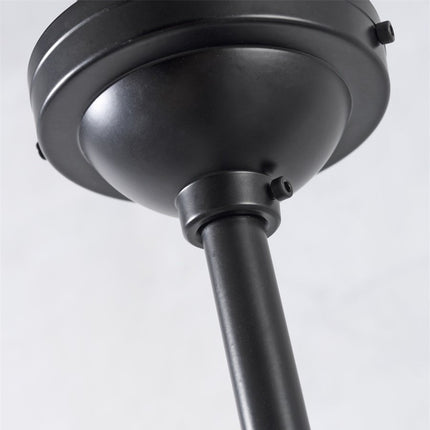 Lámpara de araña Amsterdam 5 con pantalla negra