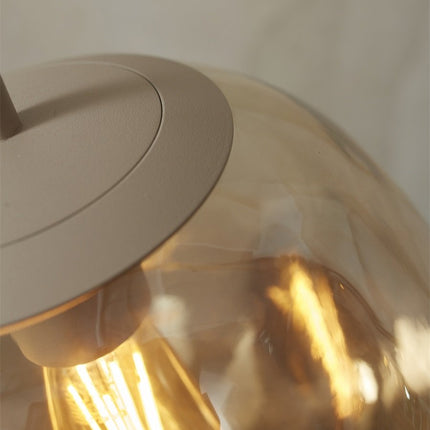 Colgante de roca de cristal ámbar de Helsinki