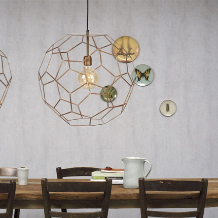 Lámpara colgante Marrakech de alambre de cobre – Ø55 cm