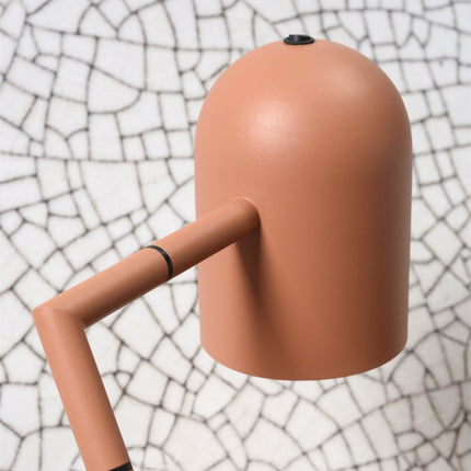 Lámpara de pie de terracota de hierro marsella de 141 cm