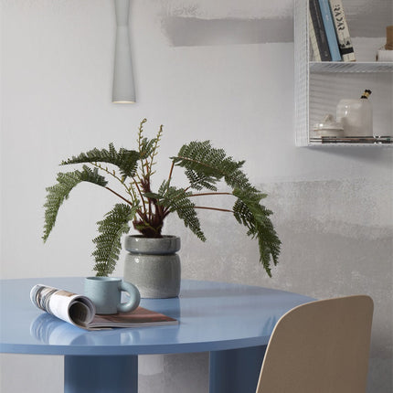 Lámpara colgante cilíndrica gris claro Burdeos GU10