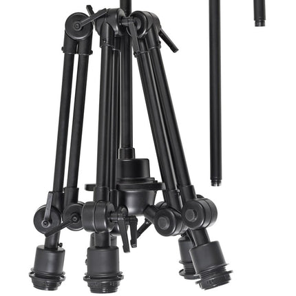 Lámpara de araña Amsterdam 5 con pantalla negra