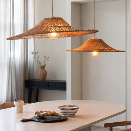 Cancun Natural Rattan Pendant Light 70 cm