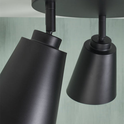 Plafonnier Bremen 3 Abat-Jours Noir