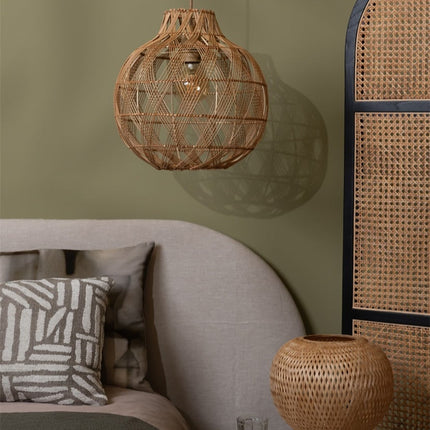 Barbados Tischlampe aus natürlichem Bambus, 25 cm