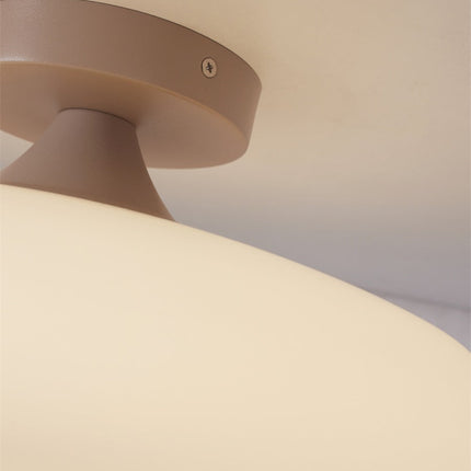 Plafonnier Sapporo Verre Blanc Sable