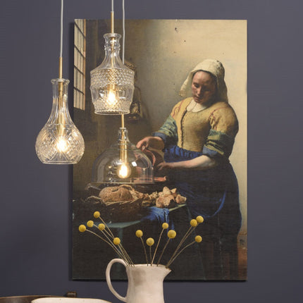 Suspension Brussels Goutte Verre Transparent Or