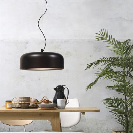Lámpara colgante Marsella de aluminio negro