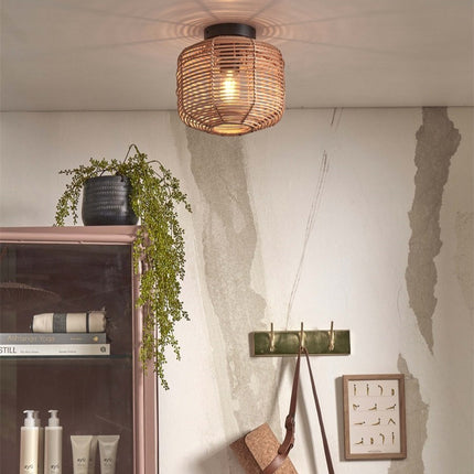 Tanami Deckenleuchte aus natürlichem Rattan, 25 cm