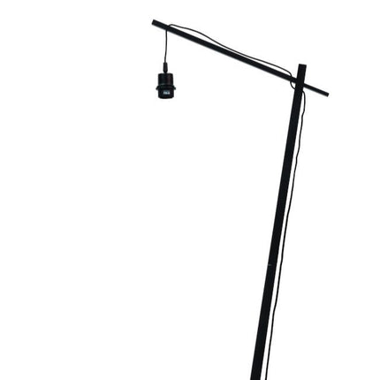 Lampadaire Kalimantan Bambou Naturel et Noir 176 cm