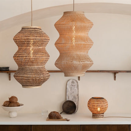 Barbados Natural Bamboo Pendant Light 40 cm XL