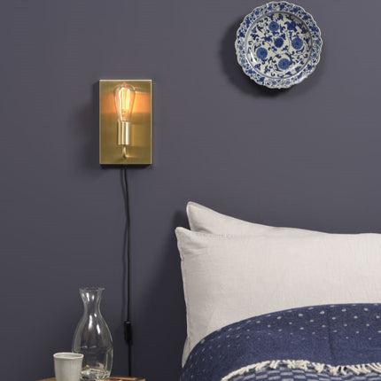 Madrid Wandleuchte Gold Eisen L