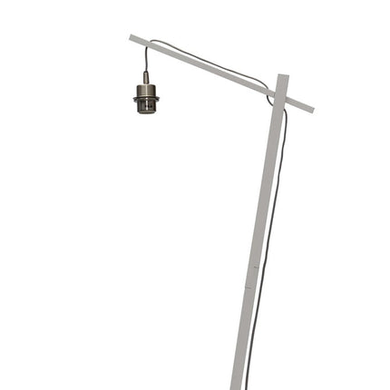 Lampadaire Ibiza Bambou Blanc et Naturel 150 cm