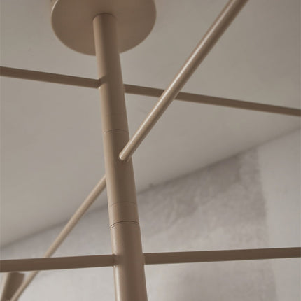 Lámpara de techo Izmir de 3 brazos color arena