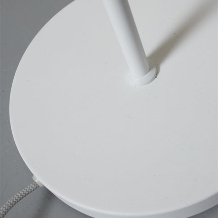 Lámpara de pie Porto de hierro blanco de 145 cm