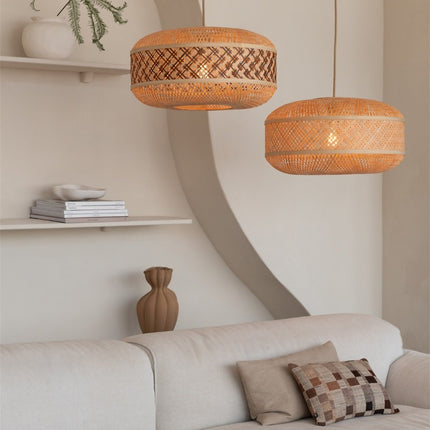 Langkawi Round Natural Bamboo Pendant Lamp 50 cm