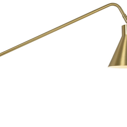 Aplique de pared Lyon en hierro dorado