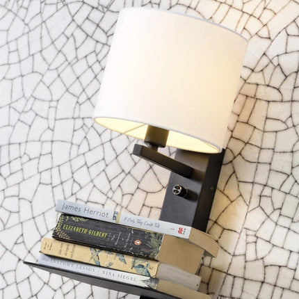 Applique Murale Florence avec USB et Étagère