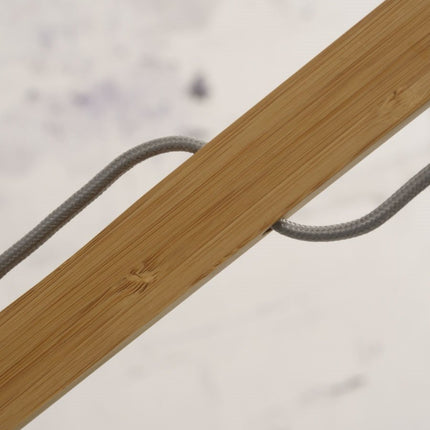 Lampadaire Kalimantan Bambou Naturel et Noir 218 cm
