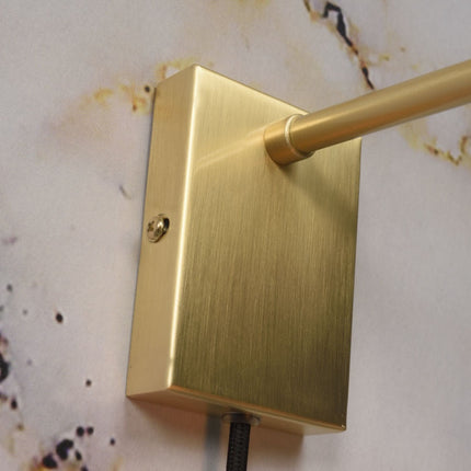 Madrid Wandleuchte Gold Eisen S