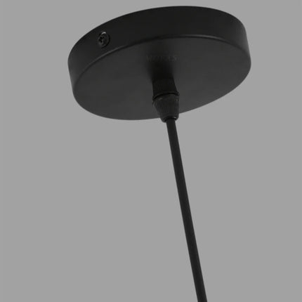 Lámpara colgante nórdica de doble cristal