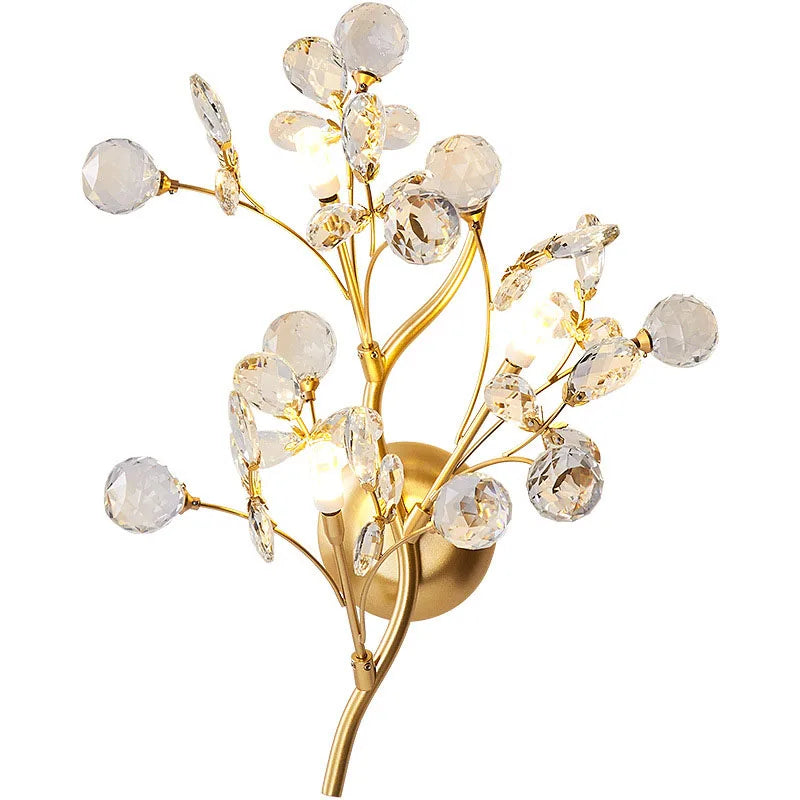 Applique Murale Design Branches de Fleurs