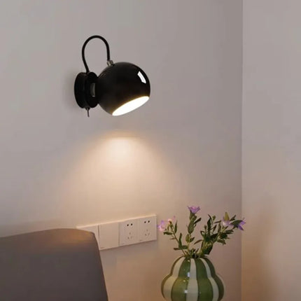 Lámpara de pared LED giratoria nórdica