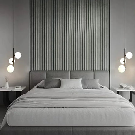 Lámpara colgante LED de brazo vertical moderna nórdica