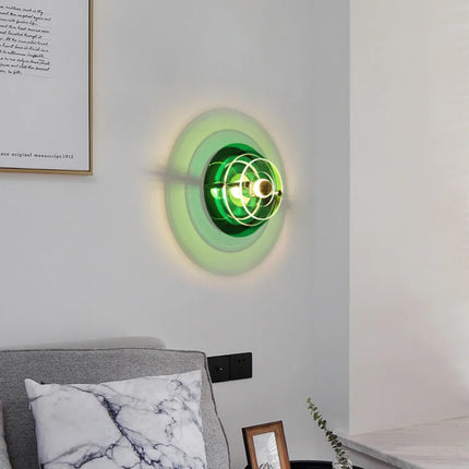 Retro Bunte 3D LED Wandleuchte