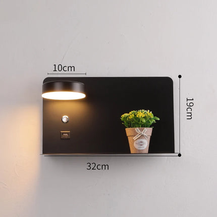 Wandlampen-Telefonhalter für Schlafzimmer