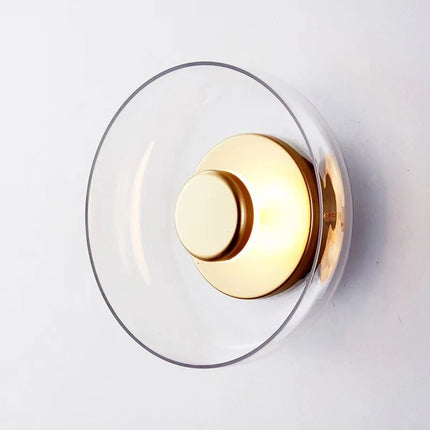 Künstlerische Wandleuchte aus farbigem Glas