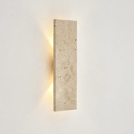 Modern Stone Rectangle Wall Light
