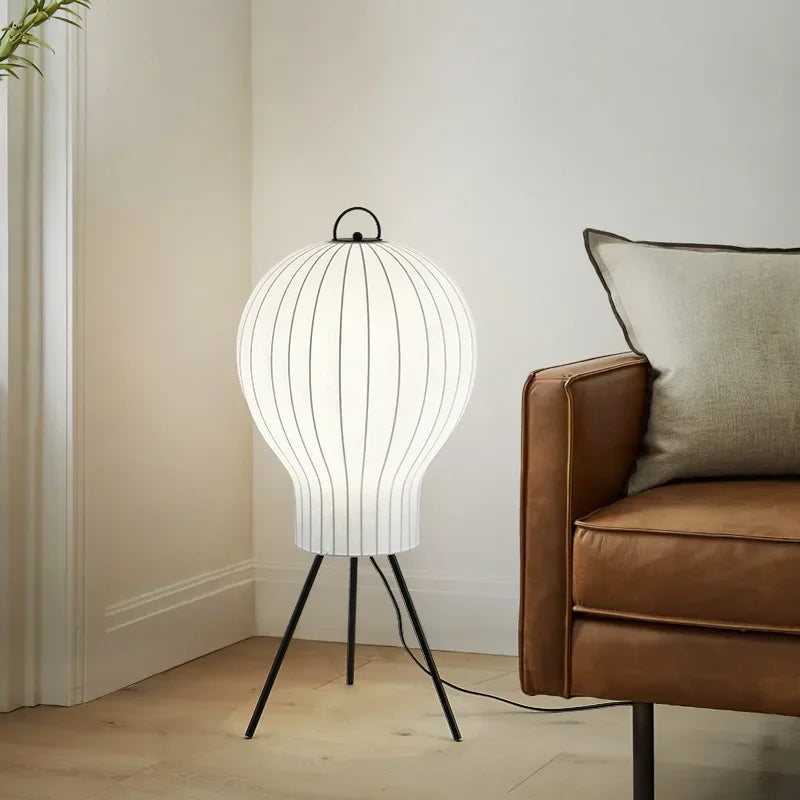 Lampadaire en Soie Montgolfière Minimaliste