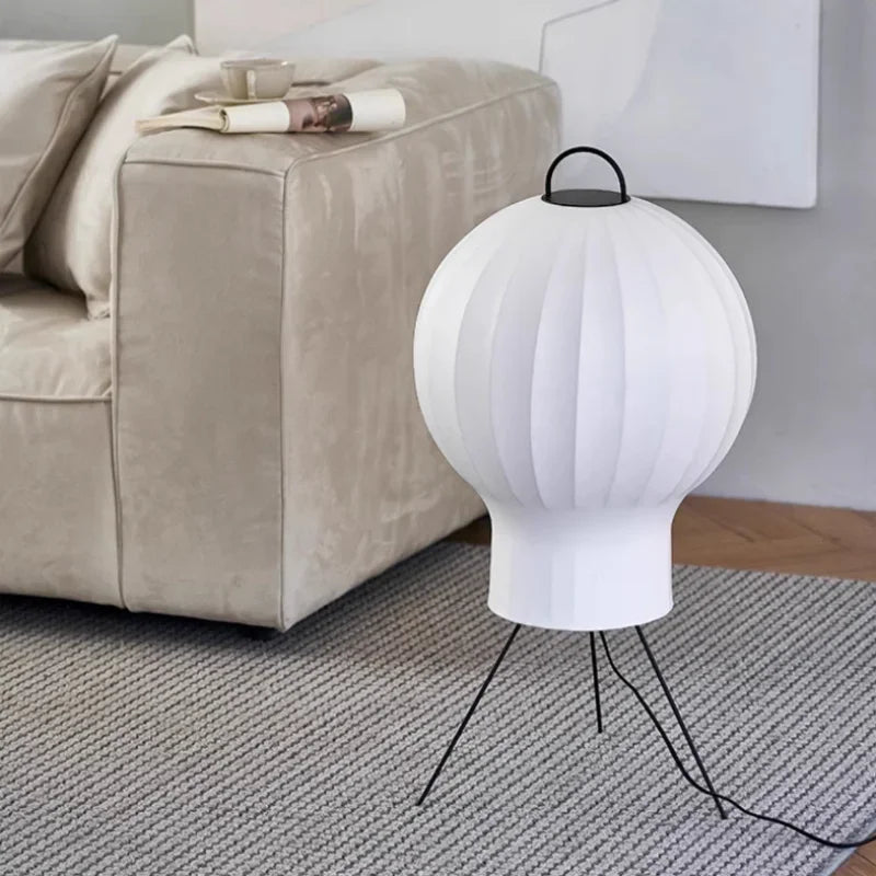 Lampadaire en Soie Montgolfière Minimaliste