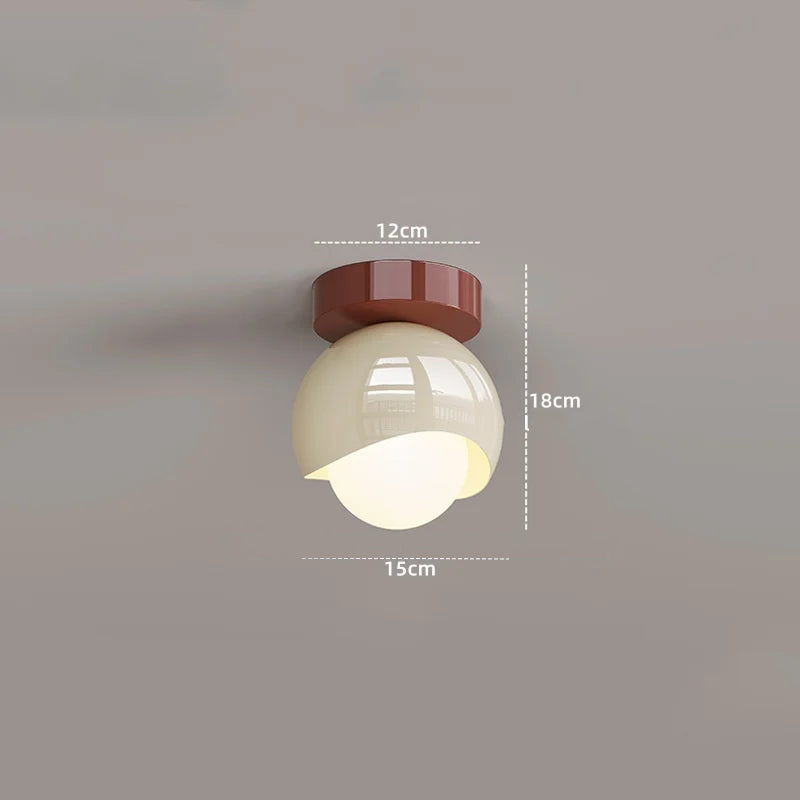 Nordic Minimalist LED Glass Ceiling Light