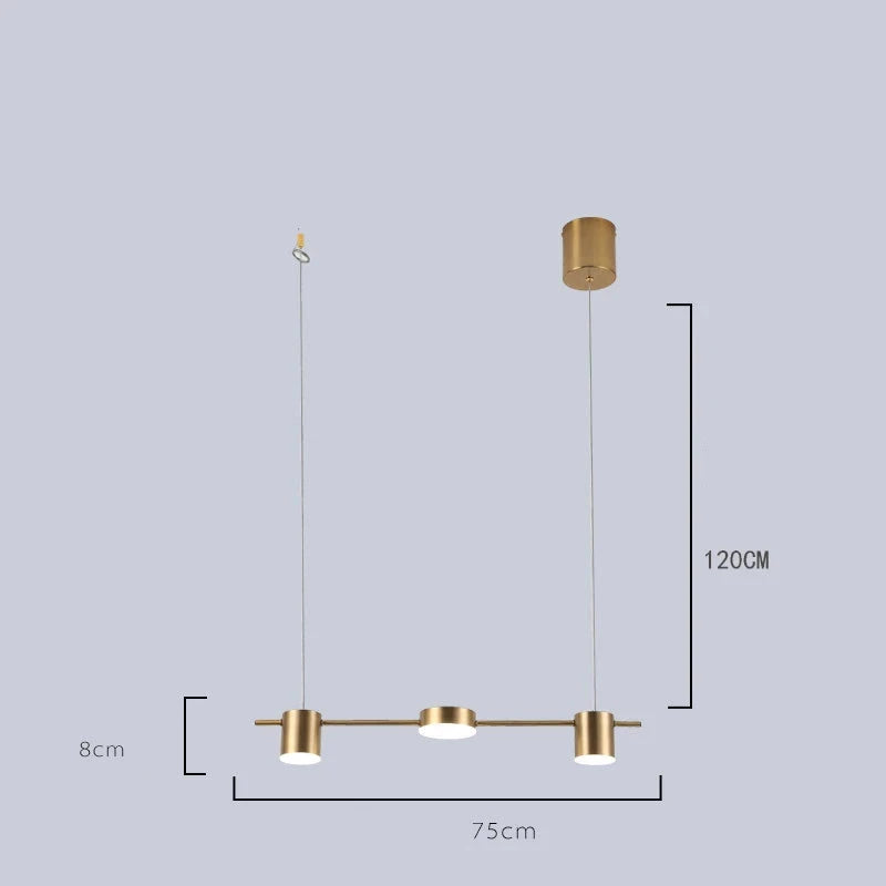Nordic Minimalist Head Chandelier Pendant Light