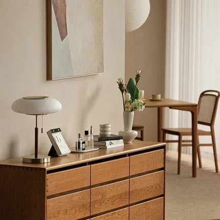 Skandinavische Vintage Tischlampe aus Glas