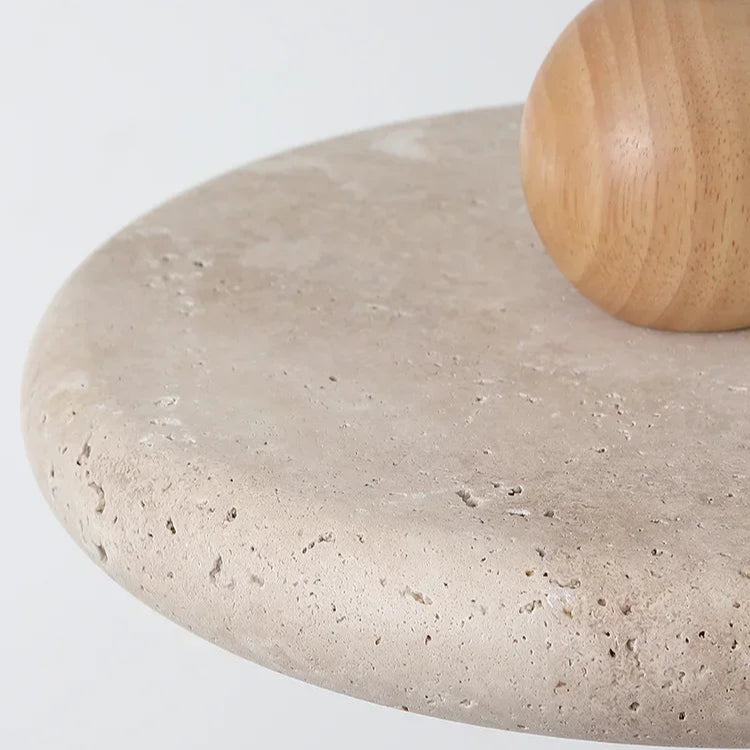 Natural Travertine Stone Flat Suspension